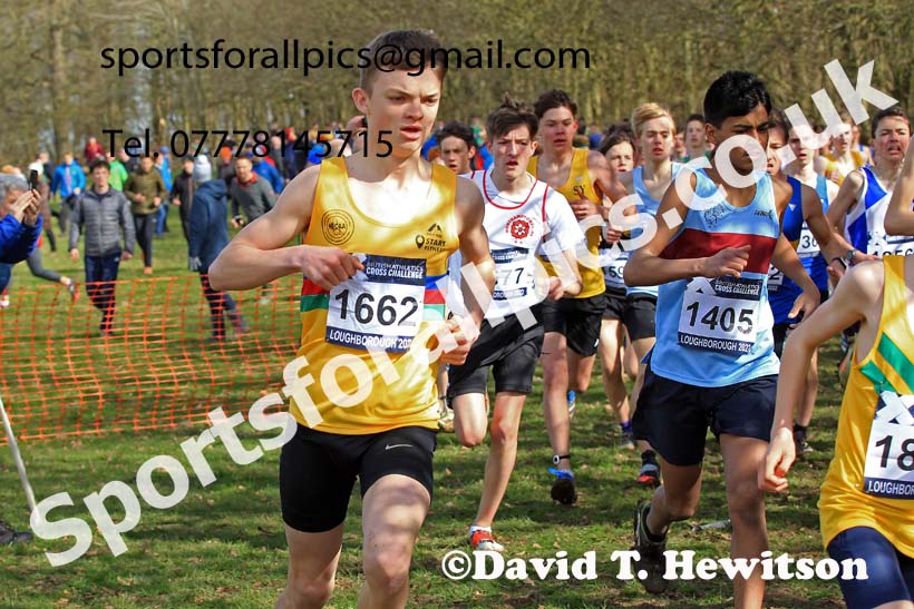 Boys Under-15s 2022 CAU Inter Counties Cross Country, Prestwold Hall, Loughborough.  Photo: David T. Hewitson/Sports for All Pics